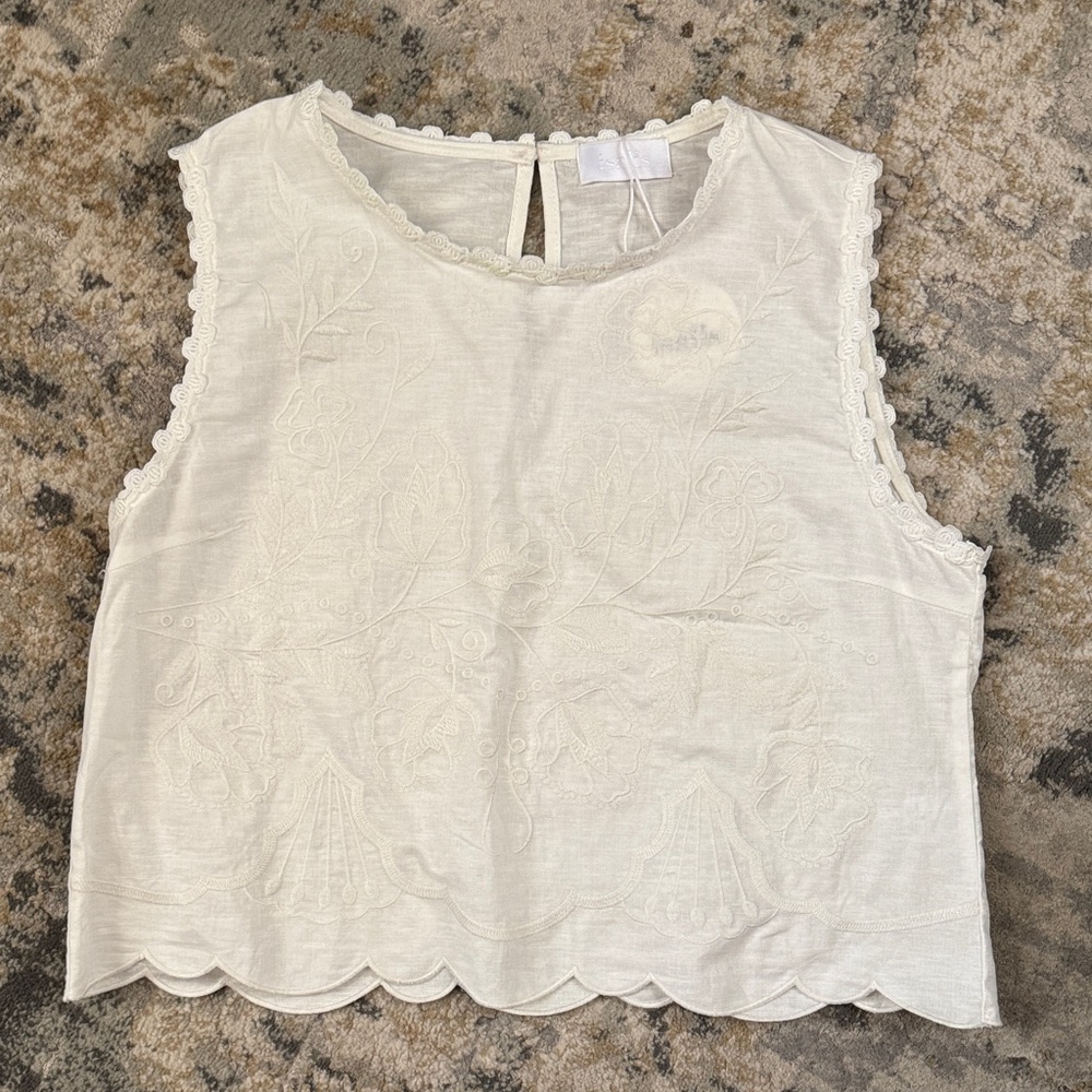 Embroidered top